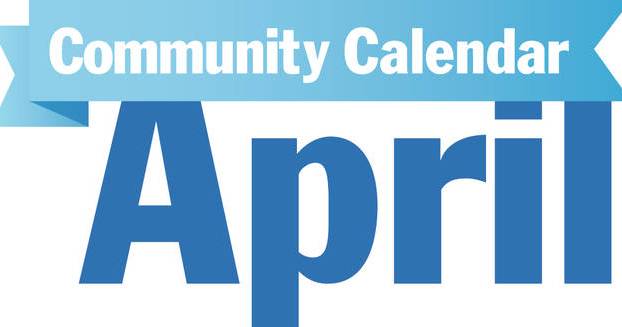 April Community Calendar banner