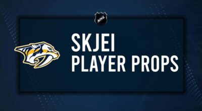 Brady Skjei Player Prop Bets for the Predators vs. Red Wings Game - October 19