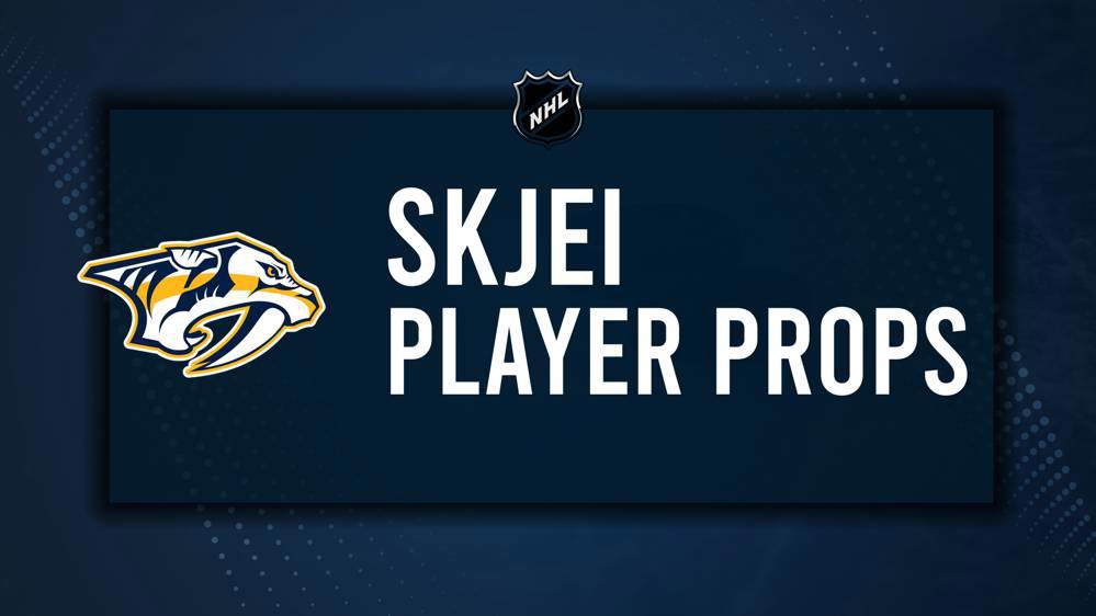 Brady Skjei Player Prop Bets for the Predators vs. Red Wings Game - October 19