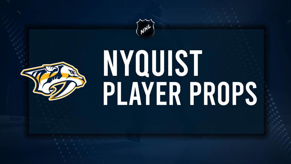 Gustav Nyquist Player Prop Bets for the Predators vs. Lightning Game - October 28