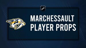 Jonathan Marchessault Player Prop Bets for the Predators vs. Oilers Game - October 31