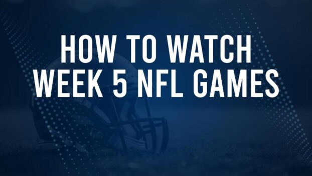 NFL Week 5 TV Schedule, Streams, Start Times, Channels