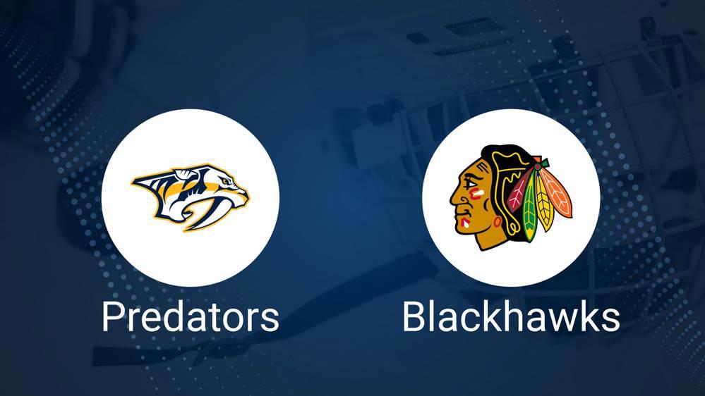 Predators vs. Blackhawks Injury Report Today - October 25