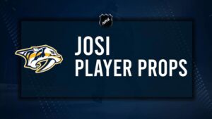 Roman Josi Player Prop Bets for the Predators vs. Oilers Game - October 31