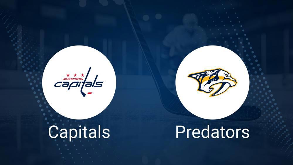 Capitals vs. Predators Injury Report Today - November 6