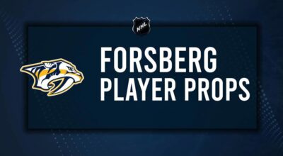 Filip Forsberg Player Prop Bets for the Predators vs. Wild Game - November 30