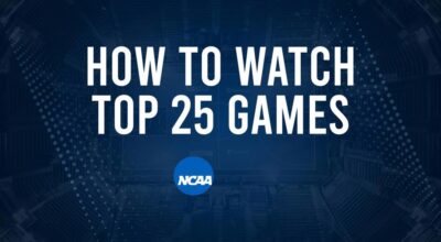 How to Watch Top 25 College Basketball Games - Monday, November 25