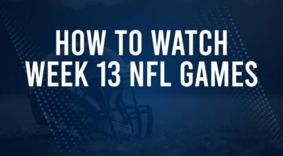 NFL Week 13 TV Schedule, Streams, Start Times, Channels