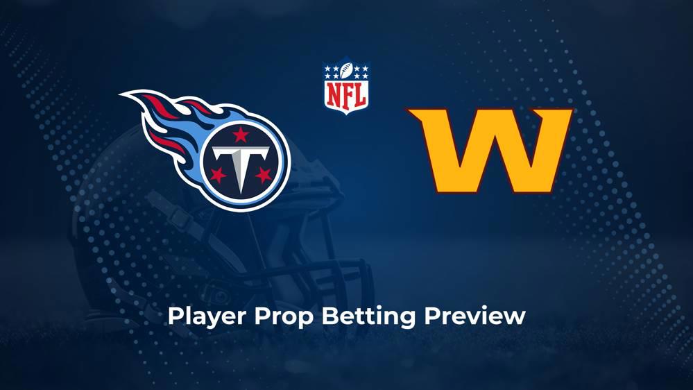 Titans vs. Commanders Player Props & Odds – Week 13