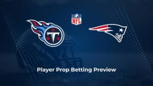 Titans vs. Patriots Player Props & Odds – Week 9