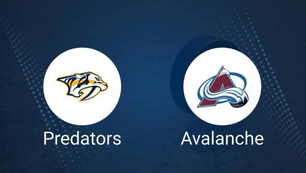 Where to Watch Nashville Predators vs. Colorado Avalanche on TV or Streaming Live - November 2