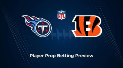 Titans vs. Bengals Player Props & Odds – Week 15