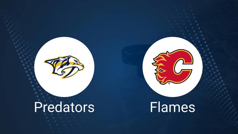 Flames vs. Predators Injury Report Today - January 4