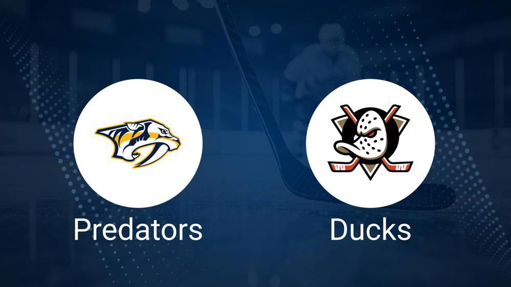 How to Pick the Predators vs. Ducks Game with Odds, Spread, Betting Line and Stats – January 25