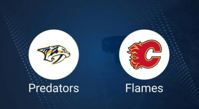 Predators vs. Flames Injury Report Today - January 4