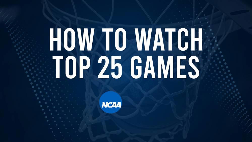 How to Watch Top 25 Women's College Basketball Games - Wednesday, February 12