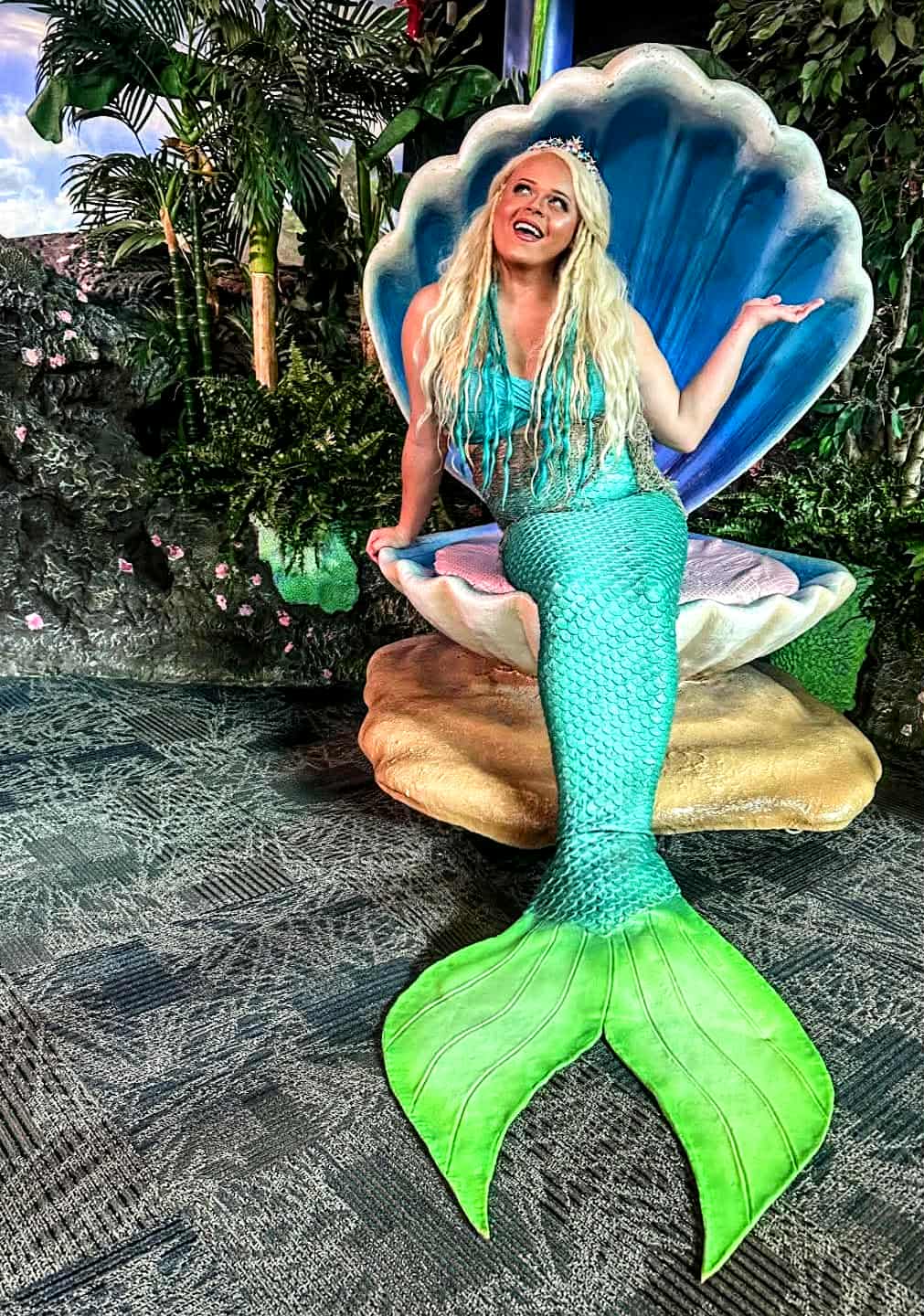 Mountain Mermaid — Harlan hair stylist transforms into a mermaid
